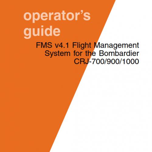 CRJ-700/900/1000 庞巴迪 FMS V4.1飞行管理系统（英文版）