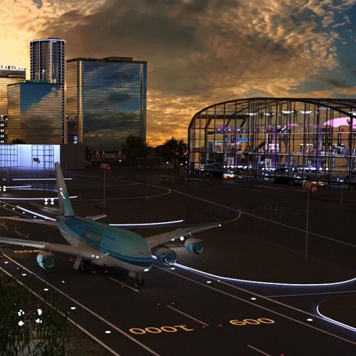 机场岛 - 机场 3D场景道具模型素材 maya 3dmax c4d ue4unity游戏