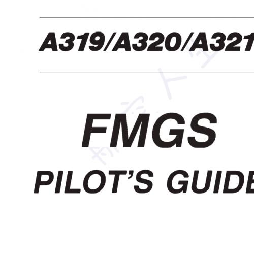 A319/320/321_FMGS PILOT'S GUIDE 英文版