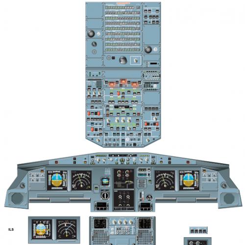 空客A320挂图 电子版矢量图