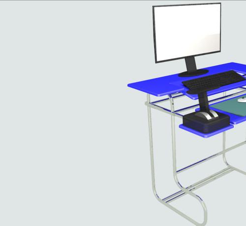 模拟飞行游戏桌 3D模型