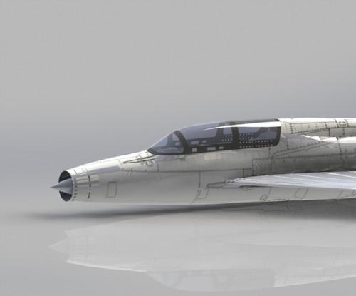米格Mig-21 战斗机 3D模型