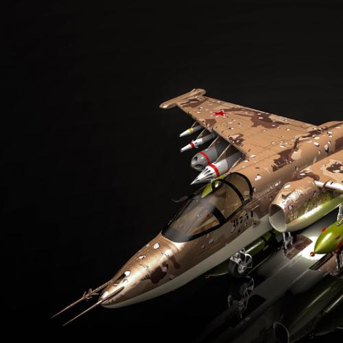 苏Su-25 战斗机 3D模型