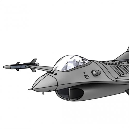 F-16 战斗机 3D模型