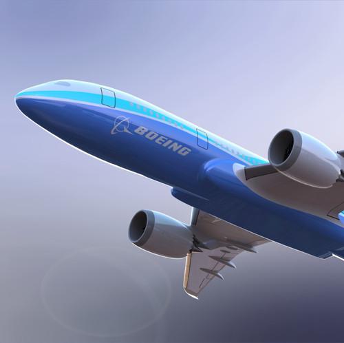 波音787梦想飞机 3D模型