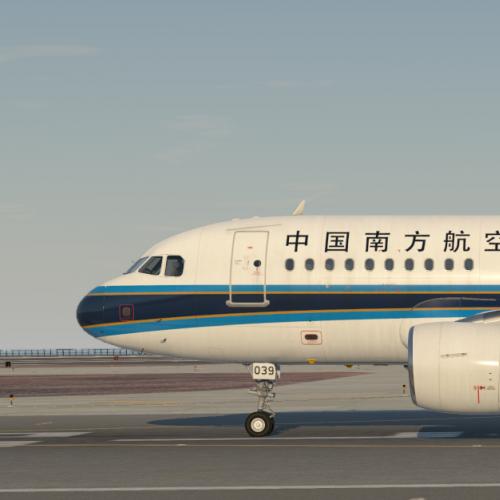 ToLissA319 中国南方航空标准涂装
