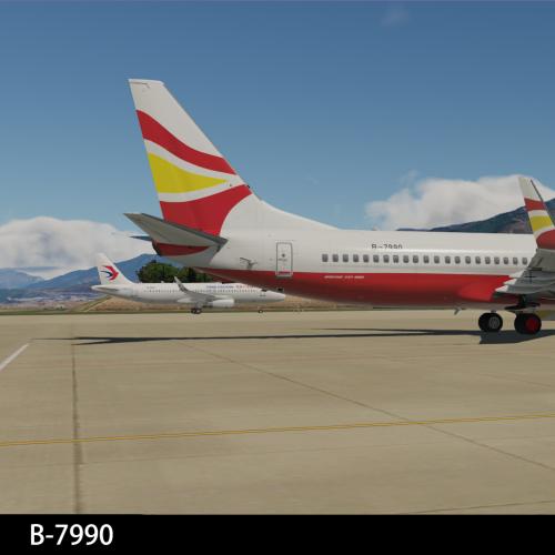 【原创】【zibo738】祥鹏航空B-7990标准涂装