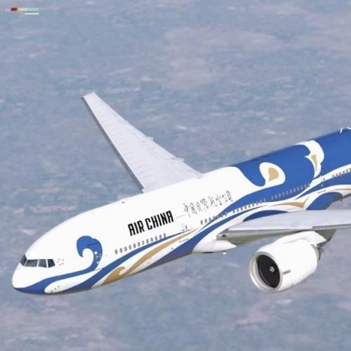 FlightFactor 777v2中国国际航空蓝凤凰彩绘