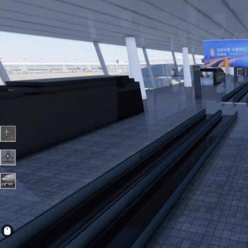 天津滨海机场xplane12有内饰全自动廊桥