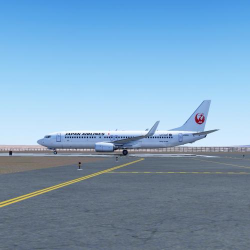 日本航空公司【Japan Airline JA320J（注册号）】波音738涂装，支持zibo  涂装本人自制原创，虚拟产品一经售出不退不换
