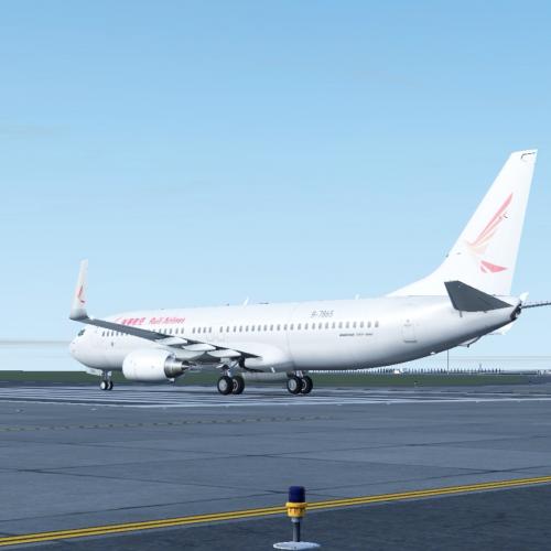 XPLC-Ruili Airlines v2white 瑞丽航空白色普通标准涂装B-7865，支持zibo738