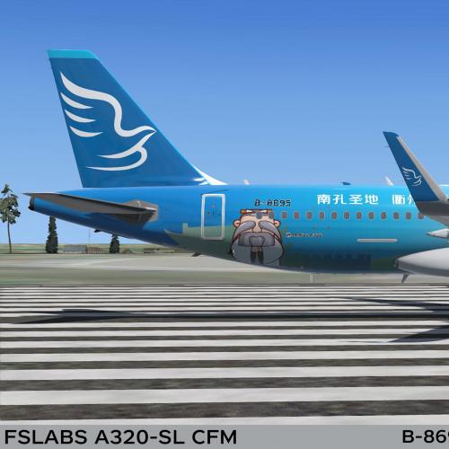 FSLabs 华夏航空 B-8695 衢州有礼彩绘