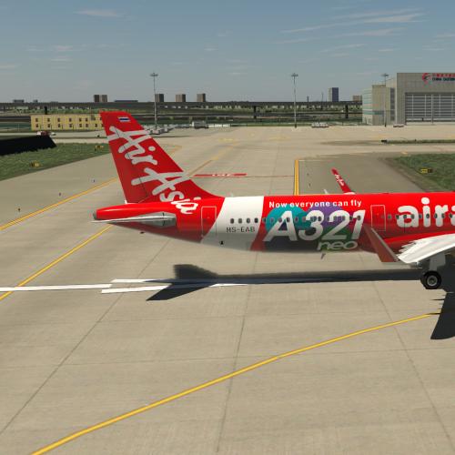 亚洲航空 A321 涂装