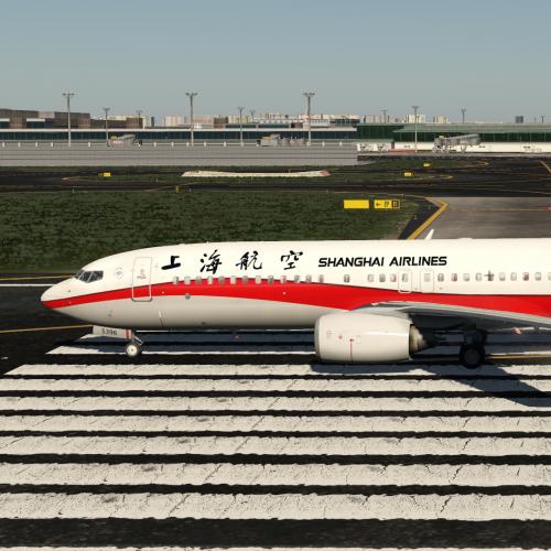 上海航空 ZIBO738涂装
